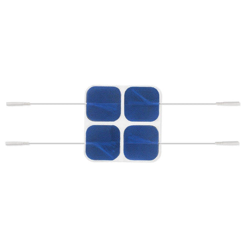 Ultra Premium: Optimal Comfort2"x2" Blue Cloth Electrodes